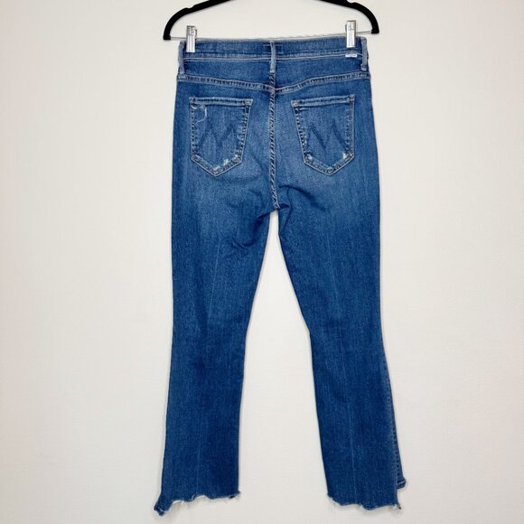 Mother The Insider Crop Step Chew Jeans | Size 29 | Dancin’ on Coals Wash - Picture 5 of 16